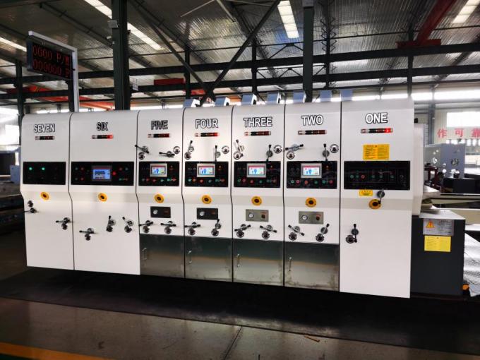 PRY-D1224 ความเร็วสูง อัตโนมัติเต็ม 4 สี Flexo การพิมพ์สล็อต 3