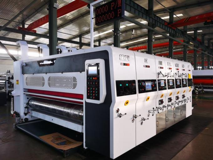PRY-D1224 ความเร็วสูง อัตโนมัติเต็ม 4 สี Flexo การพิมพ์สล็อต 6