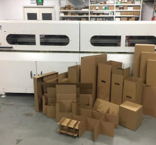 เครื่องตัดตัวอย่างกล่องกล่องกระดาษแบบอัตโนมัติ PRY-1800 10