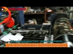 ZF-480 เครื่องทำซองกระเป๋ากระเป๋าสตางค์แบบซีลด้วยตนเองอัตโนมัติพร้อม Peel Seal