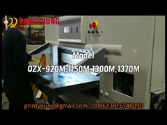 เครื่องตัดกระดาษอัตโนมัติ 5.5kw พร้อมความสูงของโต๊ะด้านหน้า 930 มม