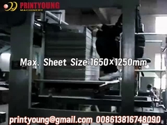 PRY-1650BG เครื่องแปรงแผ่นกระดาษกระดาษลวดแบบครึ่งอัตโนมัติความเร็วสูง