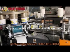 เครื่องทําถังกระดาษสภาพใหม่ พร้อมการตรวจสอบการออกของวิดีโอ