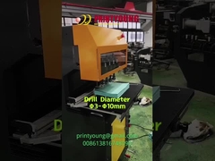 DK-4 เครื่องเจาะกระดาษอัตโนมัติสปินด์ไฟฟ้า 4 ช่องหนังสือ Punch