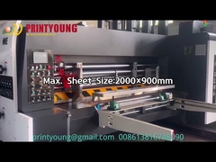 PRY-2090 เครื่องพิมพ์แบบ Flexo แบบสองสีแบบอัตโนมัติเต็ม