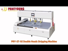 PRY-ST-92 เครื่องกําจัดขยะหัวสองแบบอัตโนมัติ เครื่องทําความสะอาดขยะ เครื่องกําจัดขยะสําหรับกล่องตัด