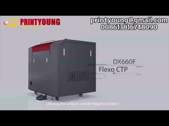 DX660F 4000dpi เครื่องทําแผ่นดิจิตอล Flexo CTP