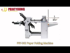 2เครื่องพับกระดาษอัตโนมัติ 2 หัว 40 ~ 200 gsm