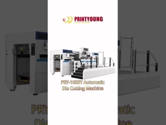 PRY-1050T อัตโนมัติ Flatbed Hot Stamping Deep Embossing เครื่องตัดกระดาษหลากหลาย