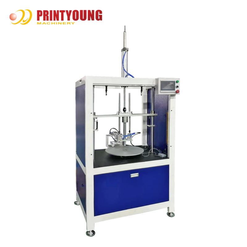 NZ4820 Servo D-shaped Round Box Mouth Inward Folded Machine