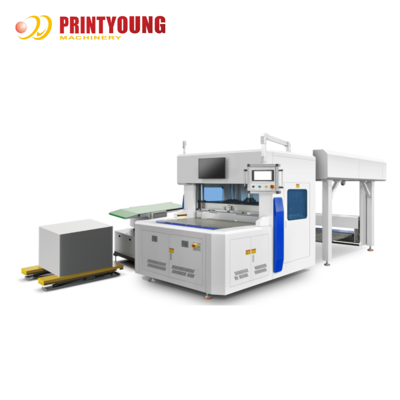 PRY-1080E High Productivity PLC & Motor Automatic Paper Stripping & Blanking Machine