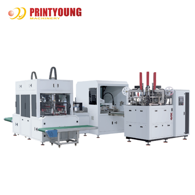 PRY-CS620B อัตโนมัติความเร็วสูง เครื่องทํากล่องแข็งสําหรับกระดาษกระดาษ 380V 48 ชิ้น / นาที การรับประกัน 1 ปี